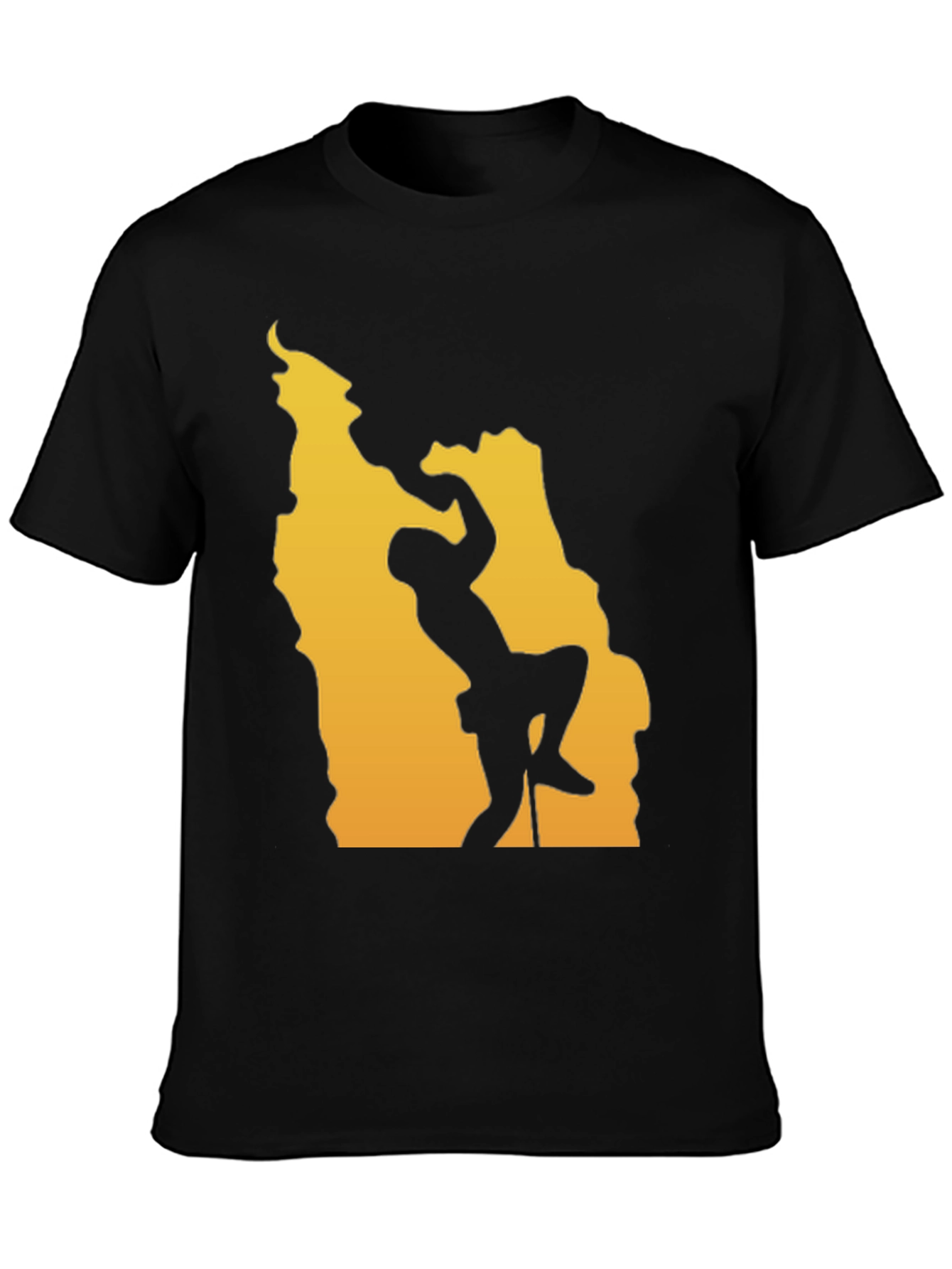 Climbing Graphic Tee - Black