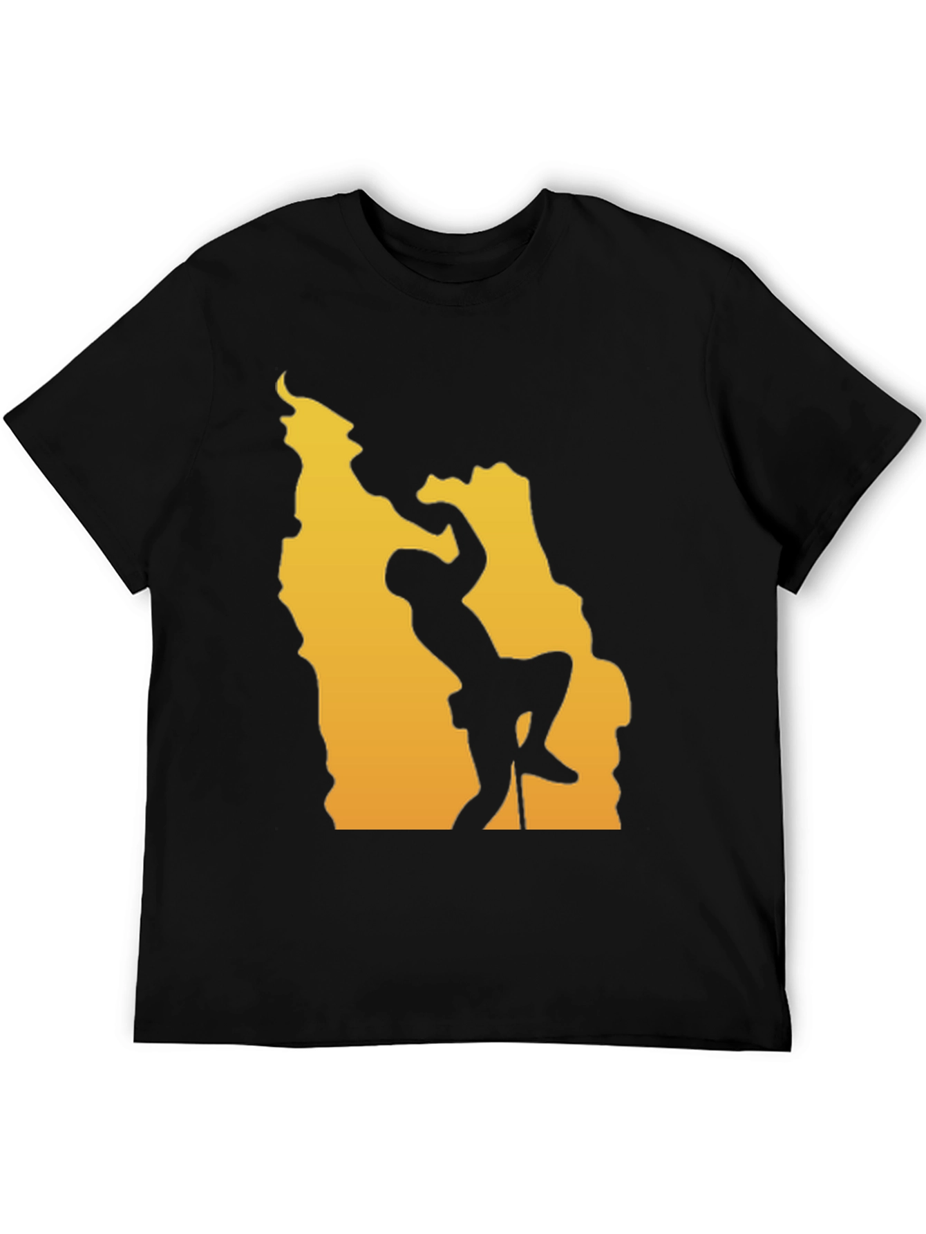 Climbing Graphic Tee - Black