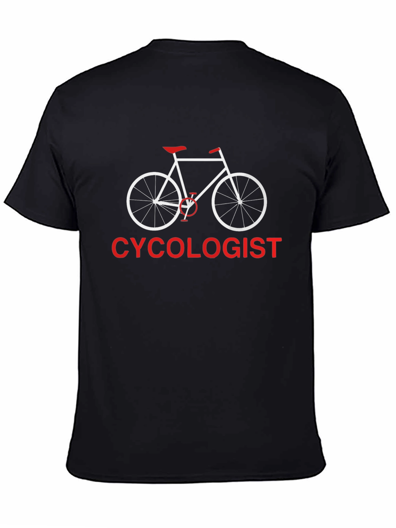 Cycololgist T-Shirt: Funny Bicycle Design Tee