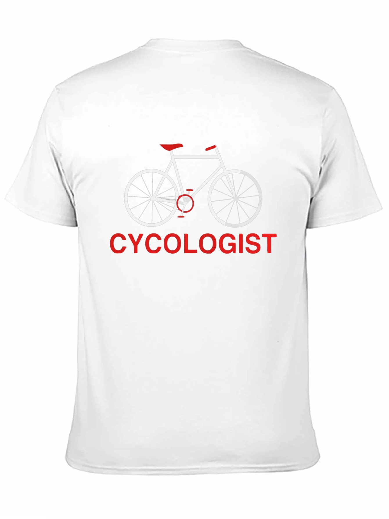 Cycololgist T-Shirt: Funny Bicycle Design Tee