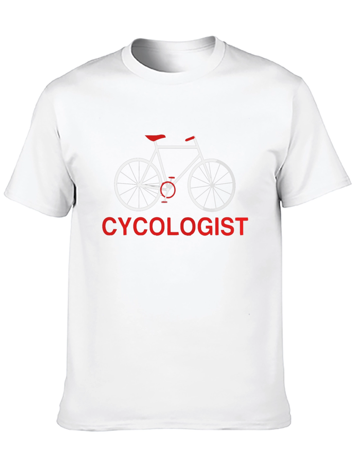 Cycololgist T-Shirt: Funny Bicycle Design Tee