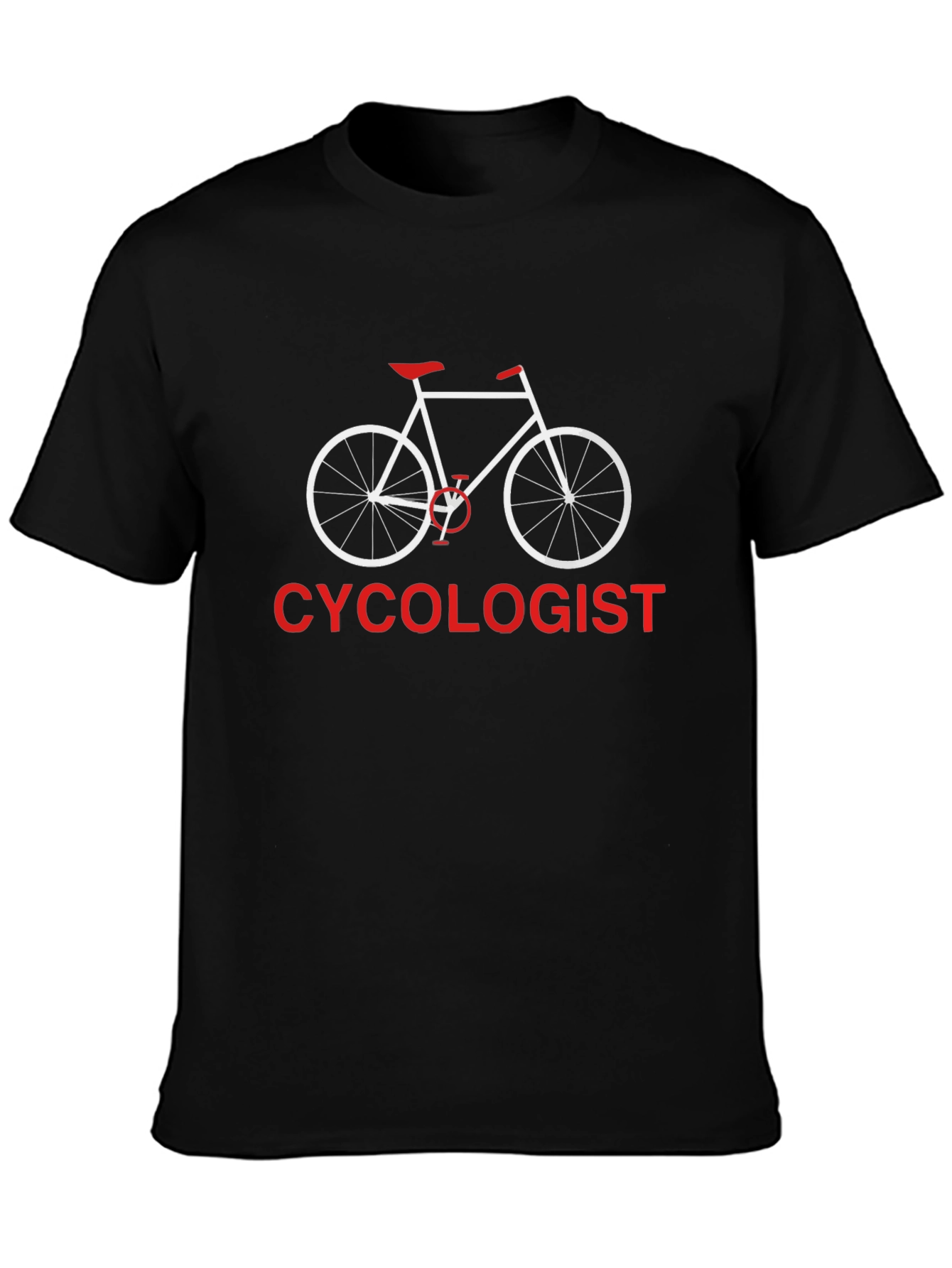 Cycololgist T-Shirt: Funny Bicycle Design Tee