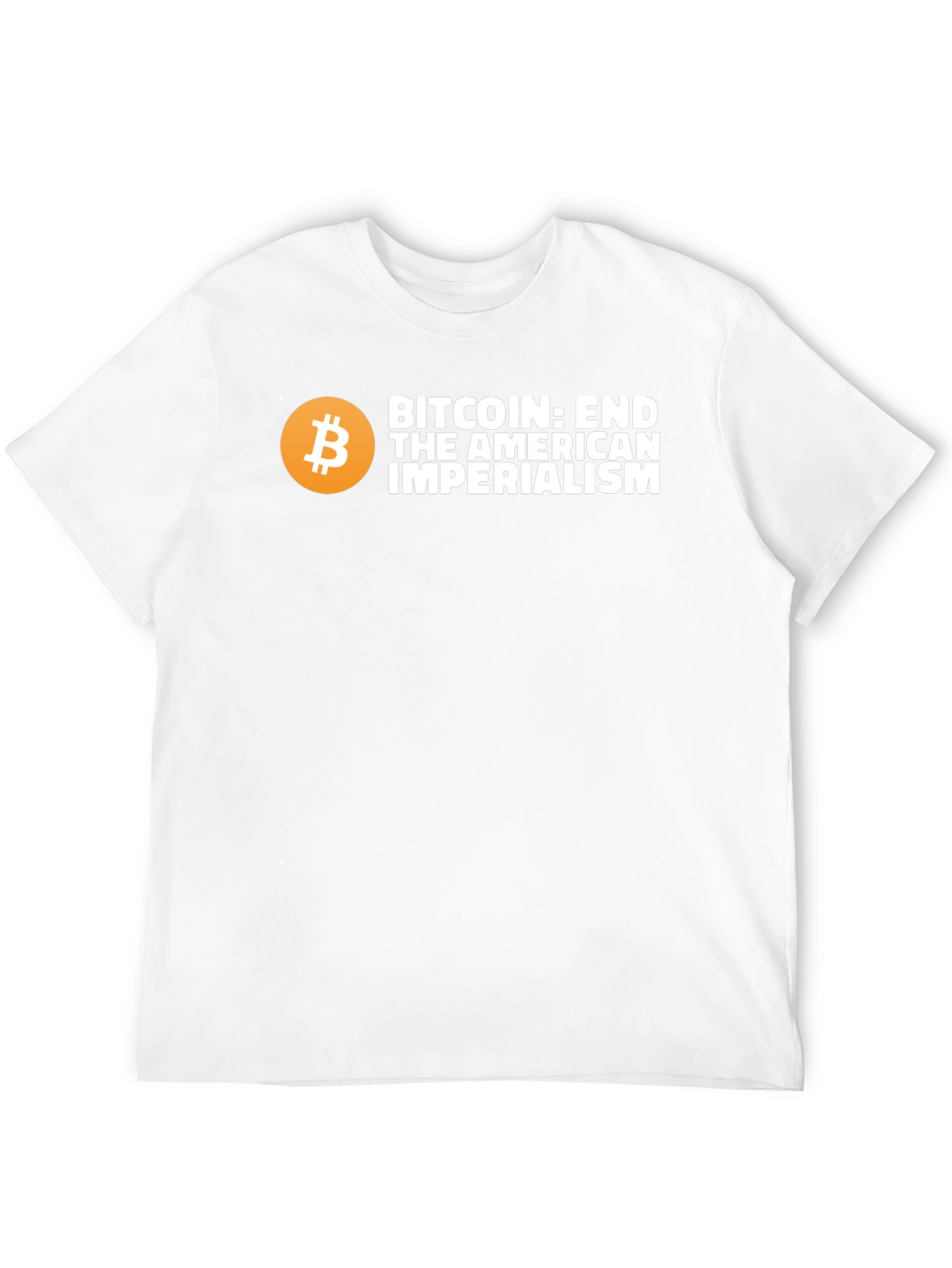 Bitcoin: End American Imperialism Graphic T-Shirt