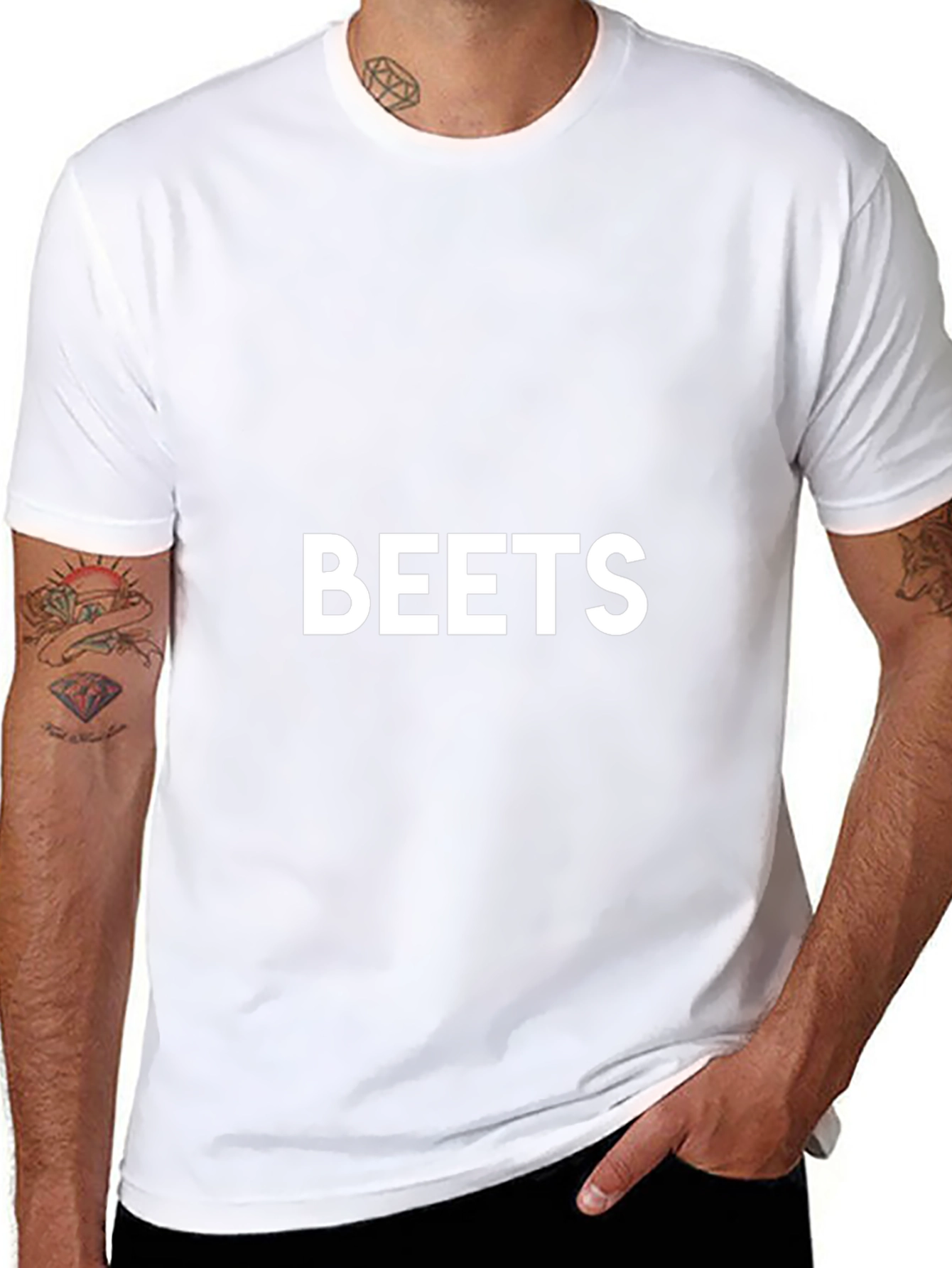 Beets Graphic Tee - Black Short Sleeve