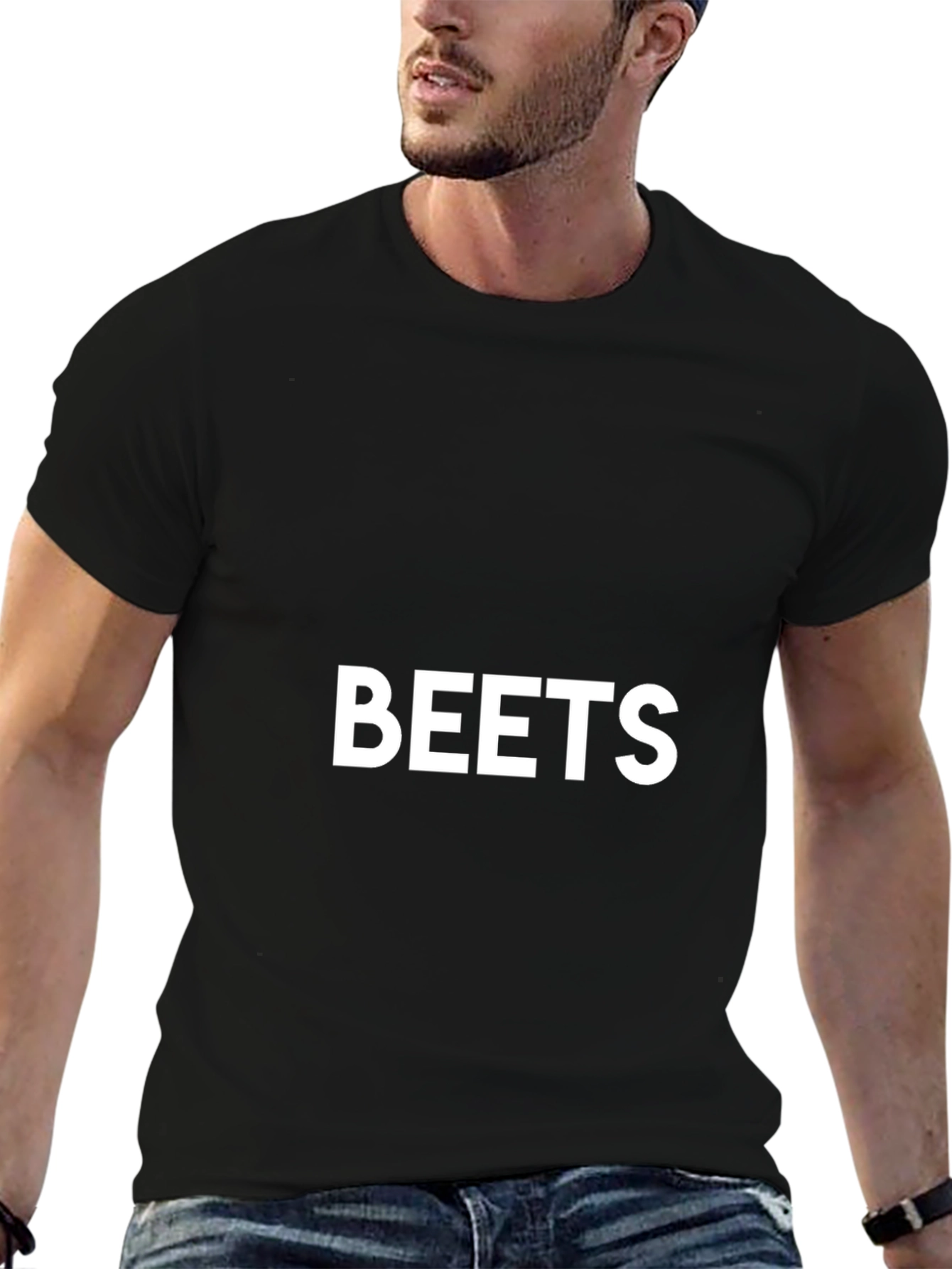 Beets Graphic Tee - Black Short Sleeve