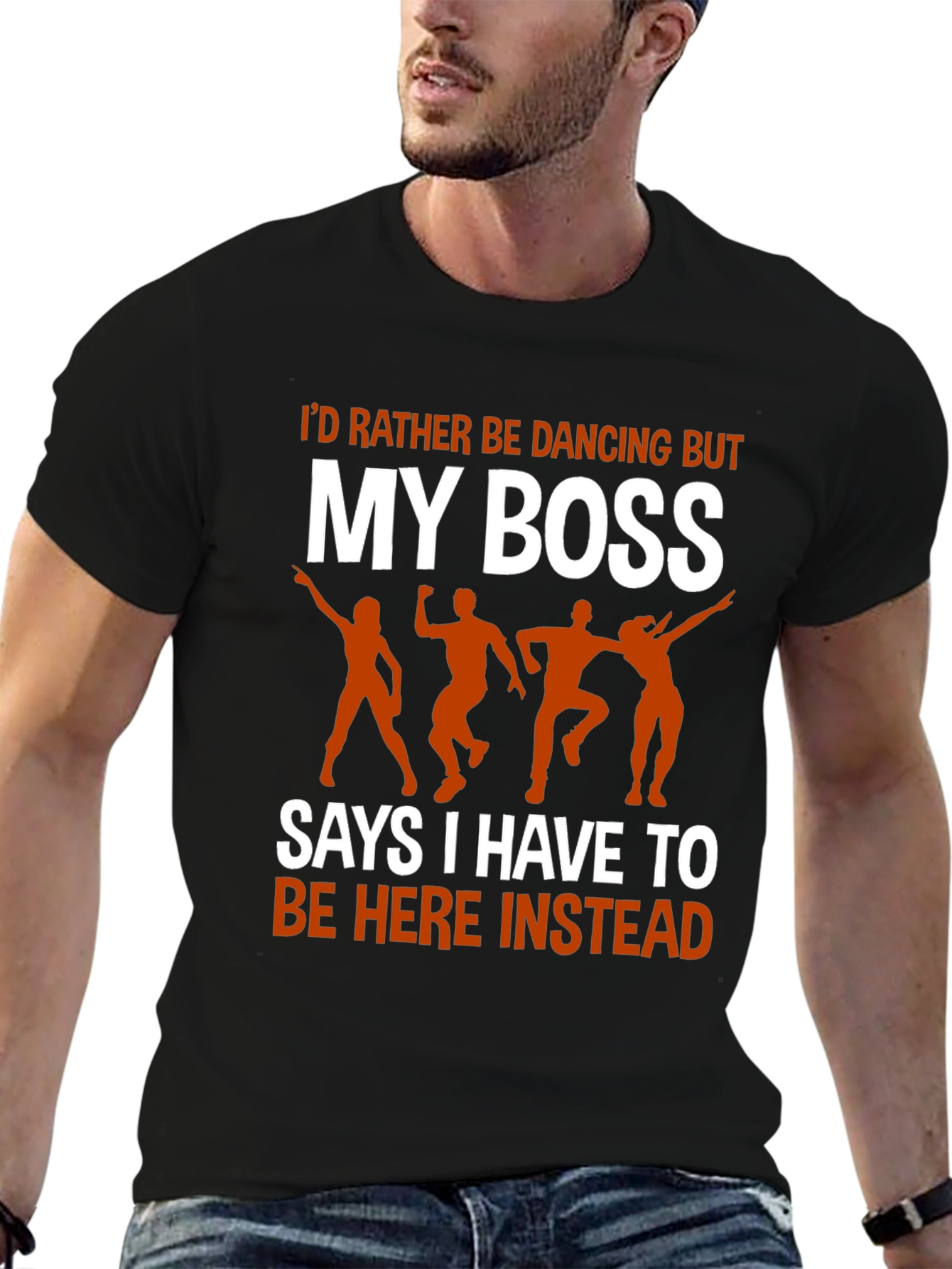 Dancing Boss Black T-Shirt
