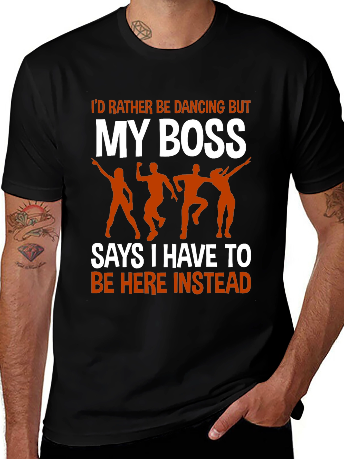 Dancing Boss Black T-Shirt