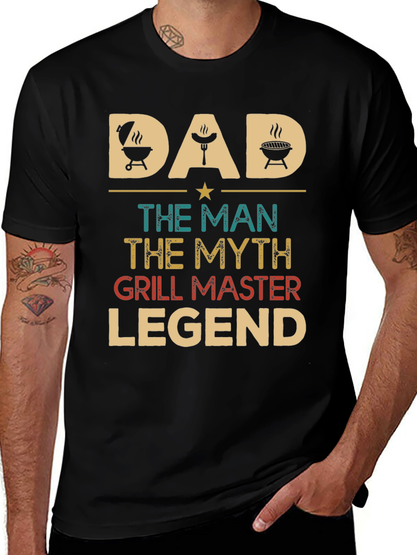 Dad Grill Master Legend T-Shirt