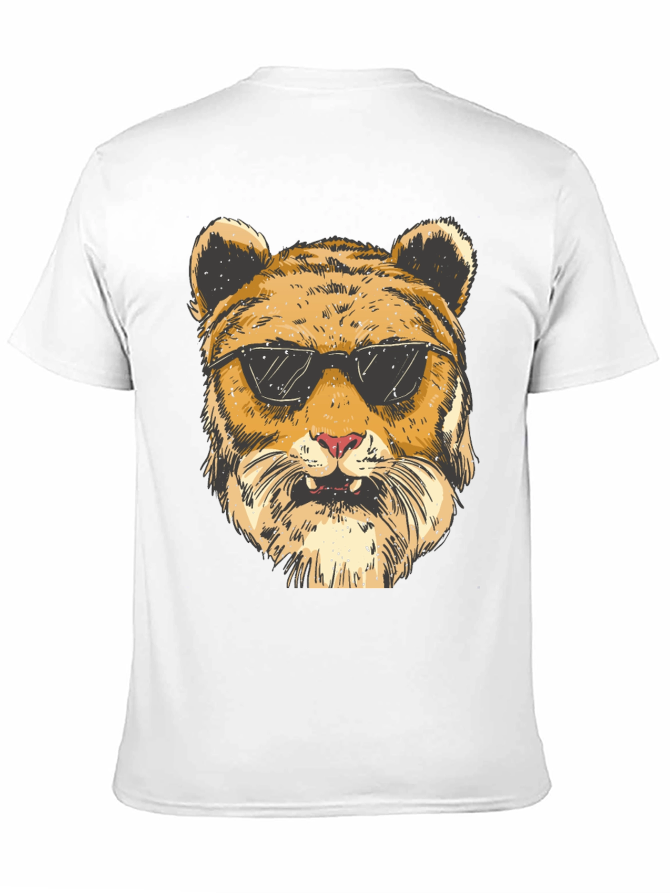 Cool Tiger Graphic Black T-Shirt