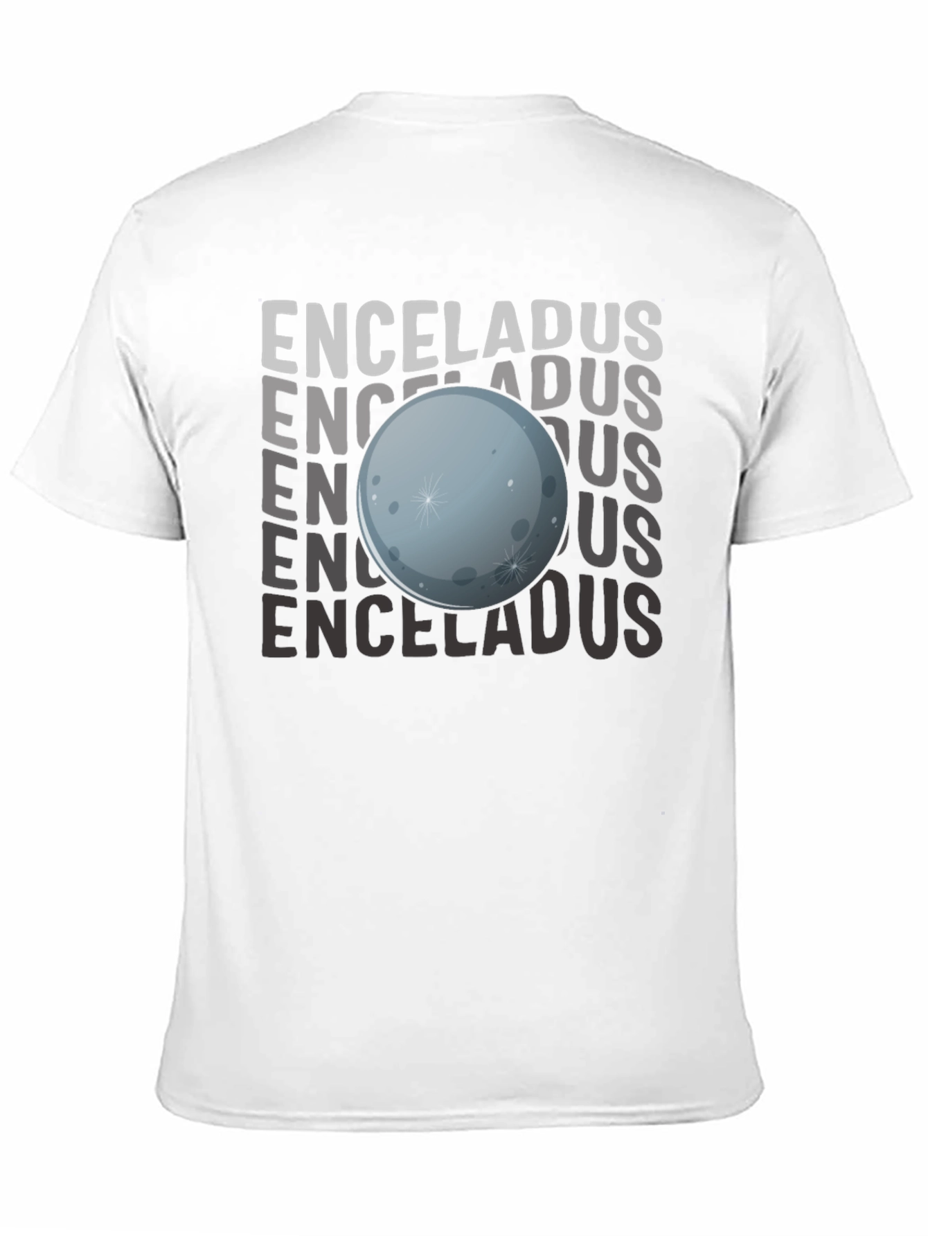 Enceladus Graphic T-Shirt - Space Science Tee