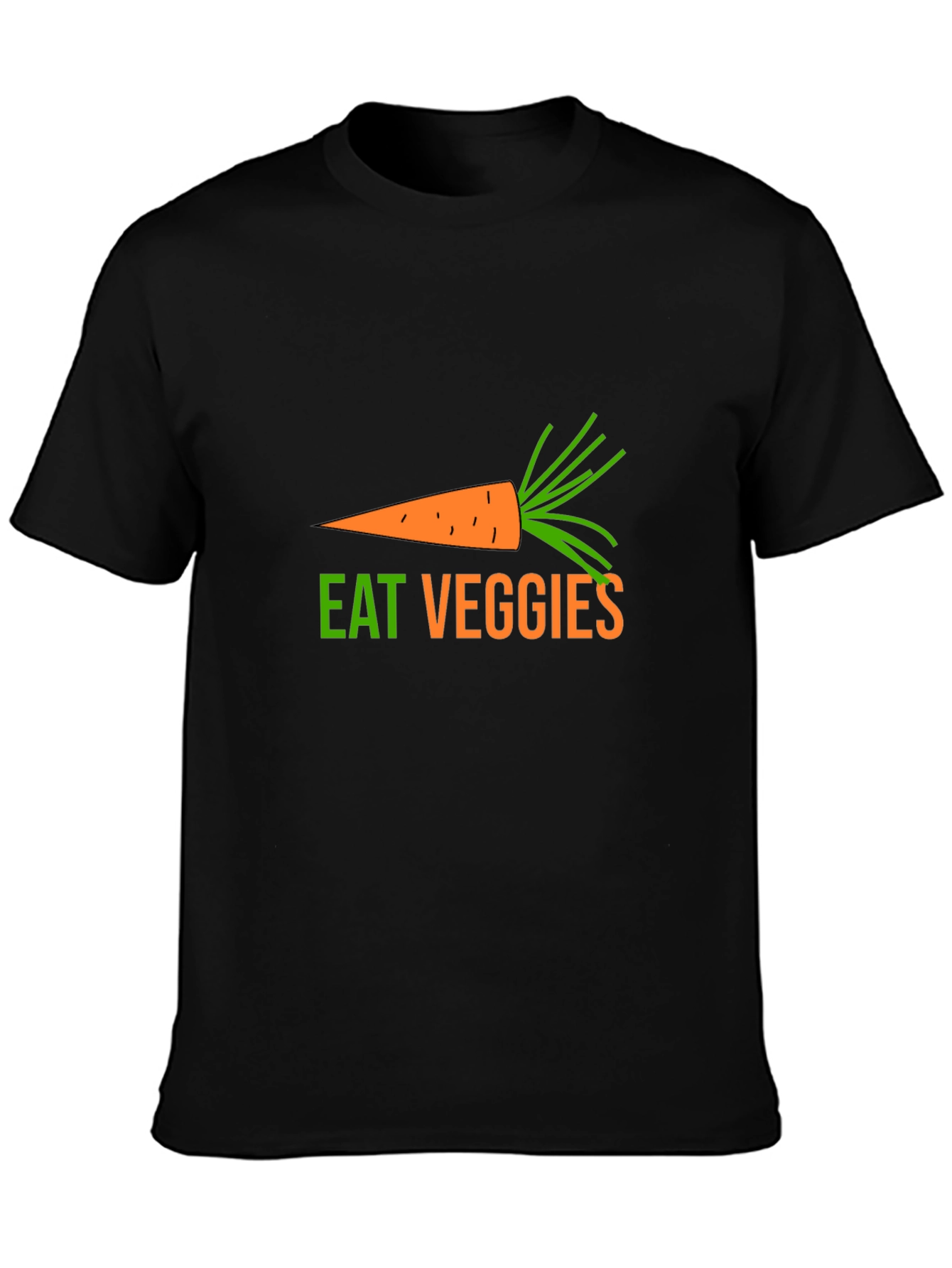 Eat Veggies Graphic Tee - Carrot Design