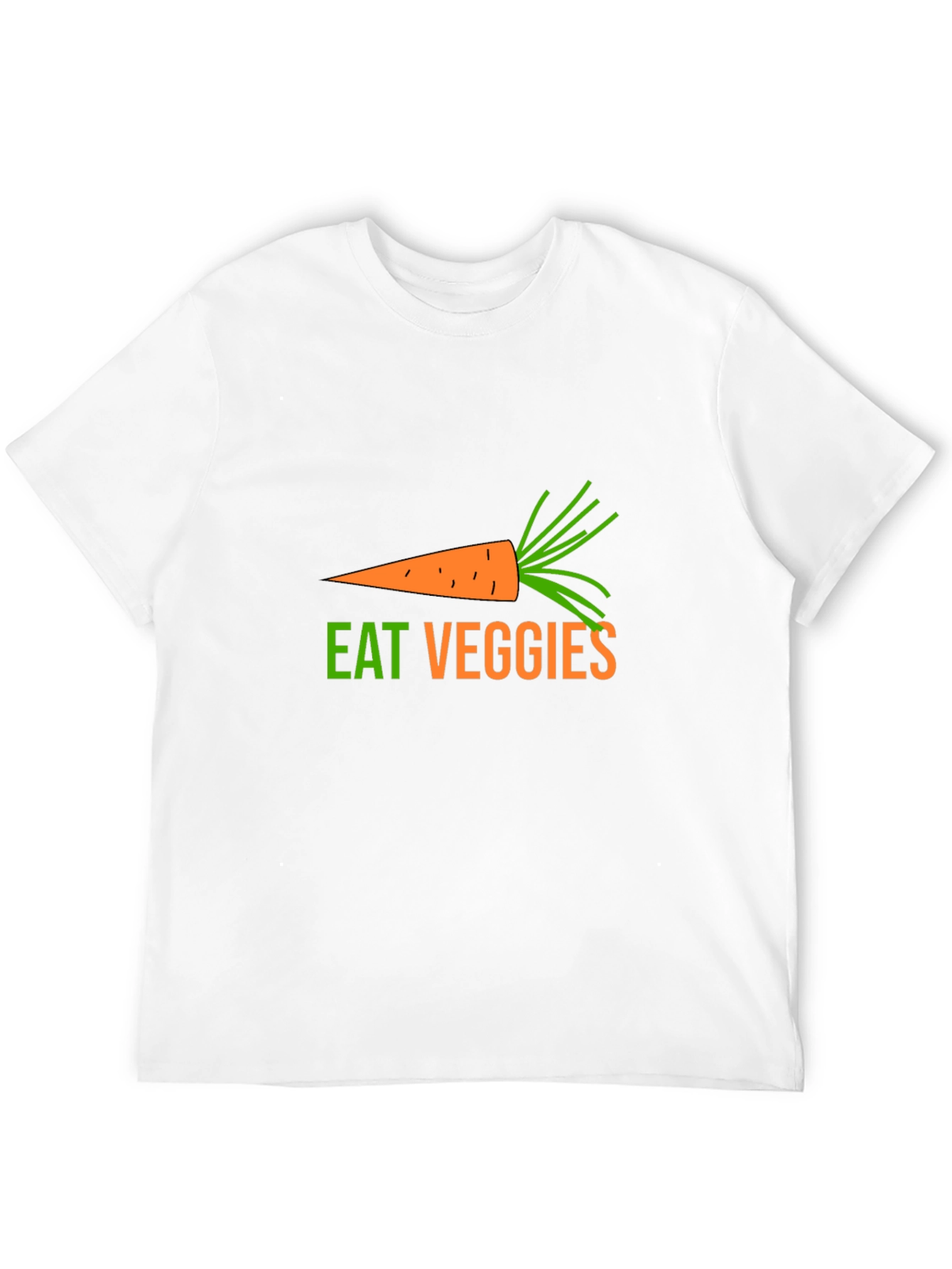 Eat Veggies Graphic Tee - Carrot Design