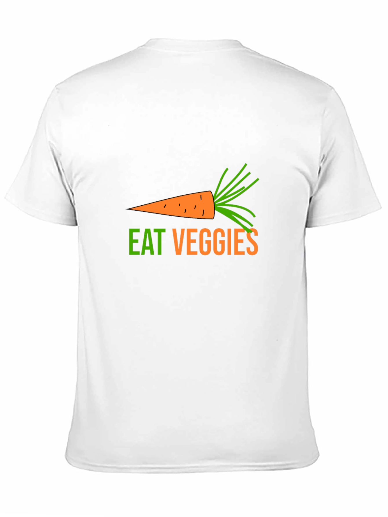 Eat Veggies Graphic Tee - Carrot Design