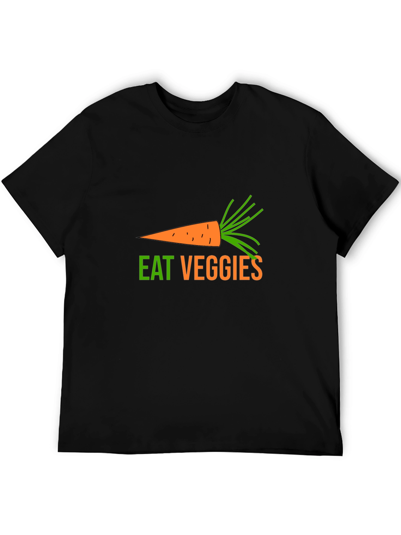 Eat Veggies Graphic Tee - Carrot Design