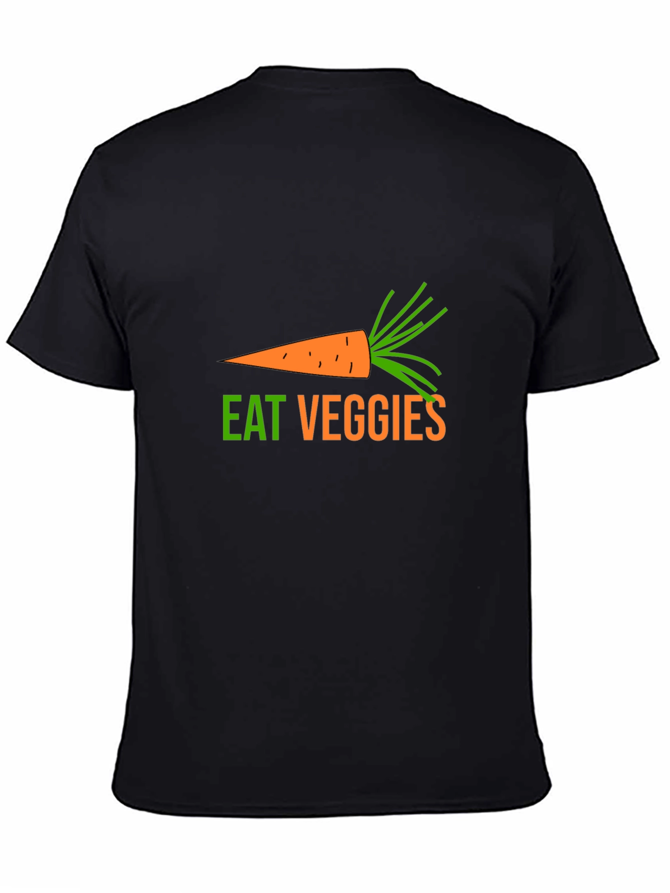 Eat Veggies Graphic Tee - Carrot Design