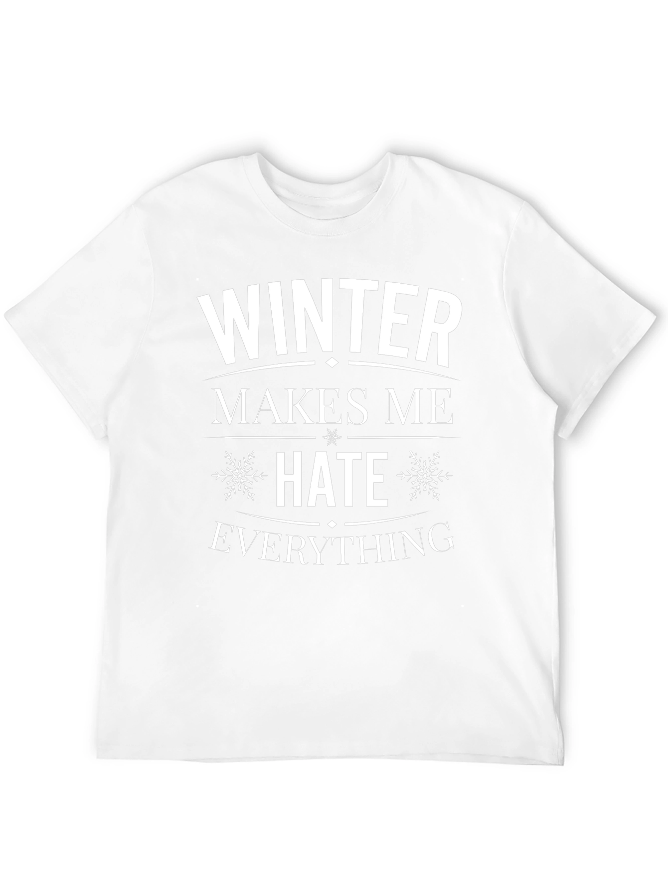 Winter Hater T-Shirt - Black