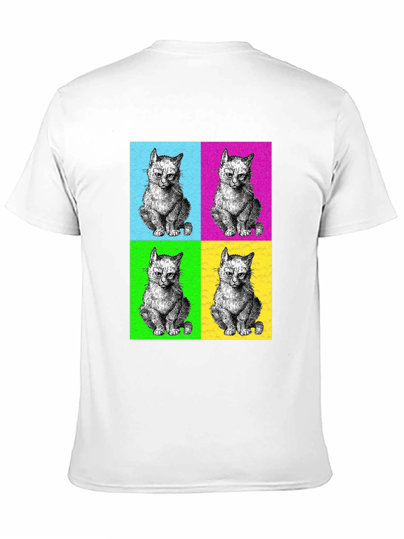 Pop Art Kitten T-Shirt - Cool Graphic Tee