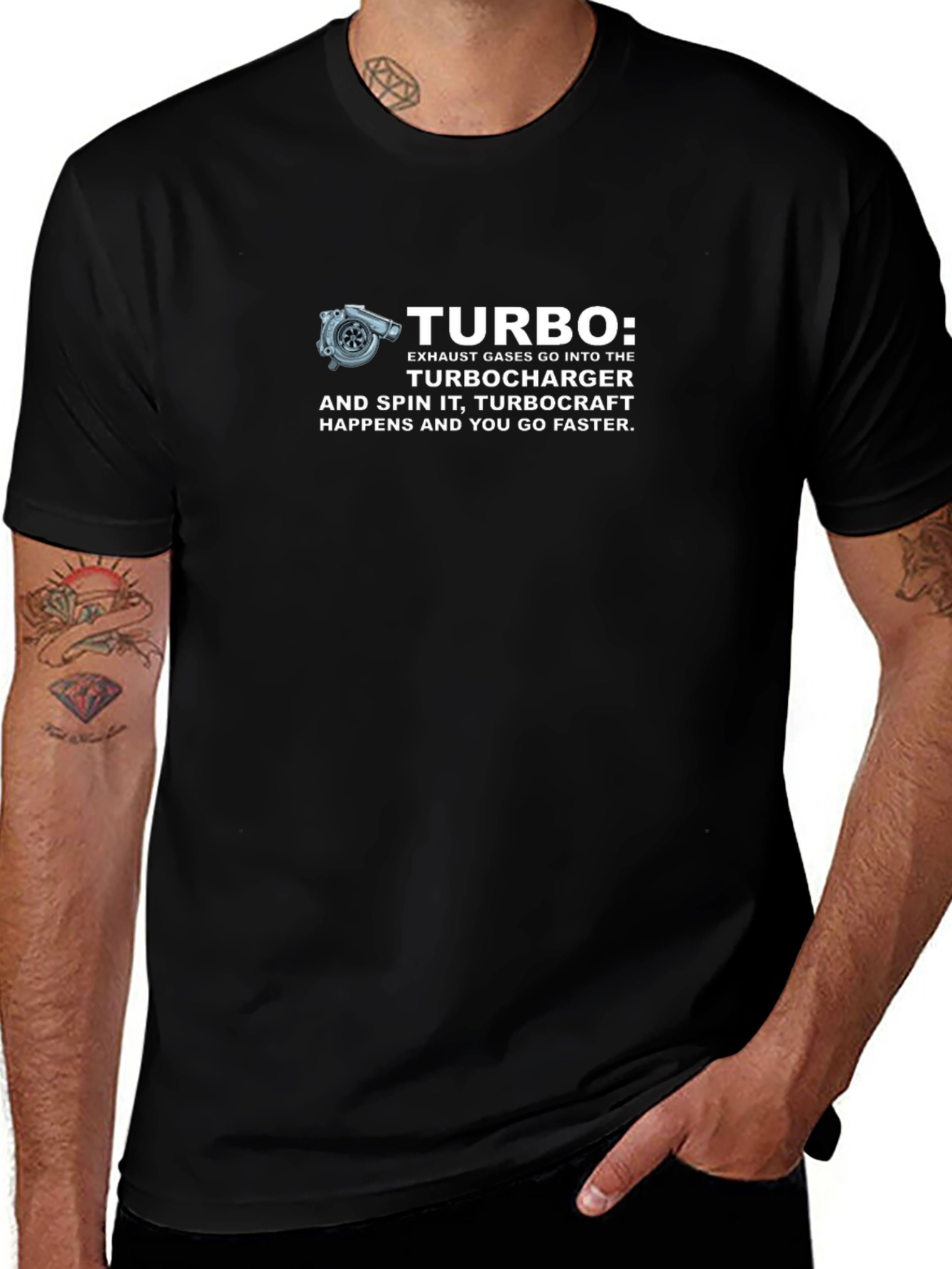 Turbocharger Humor T-Shirt: TurboCraft Happens
