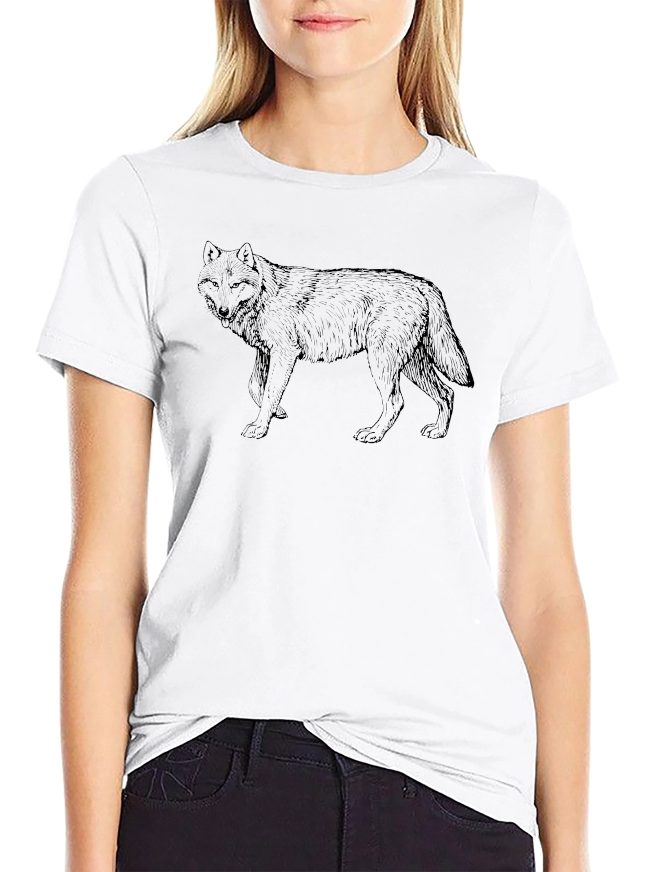 Black Wolf Graphic Tee