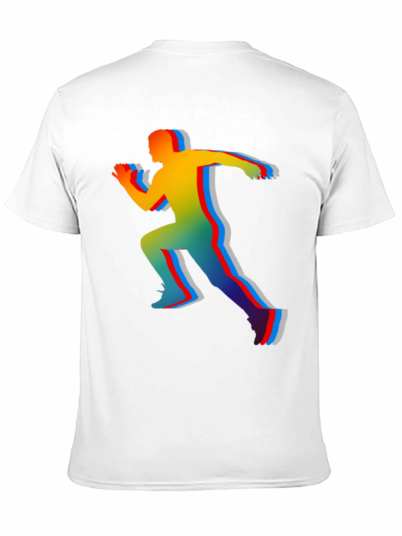 Colorful Runner Graphic T-Shirt