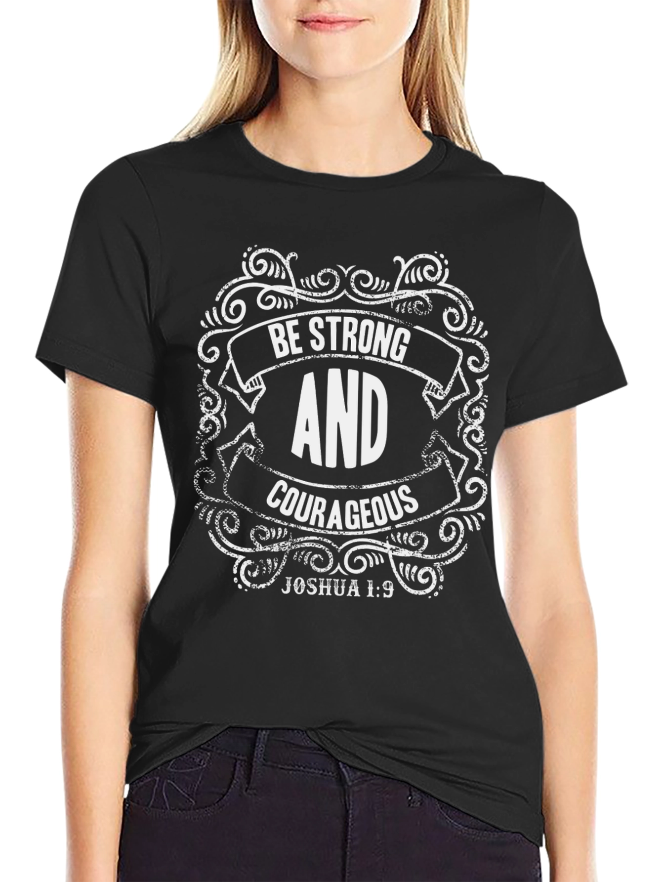Be Strong & Courageous Graphic Tee