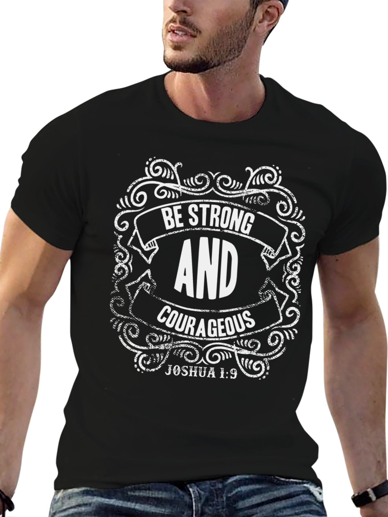 Be Strong & Courageous Graphic Tee