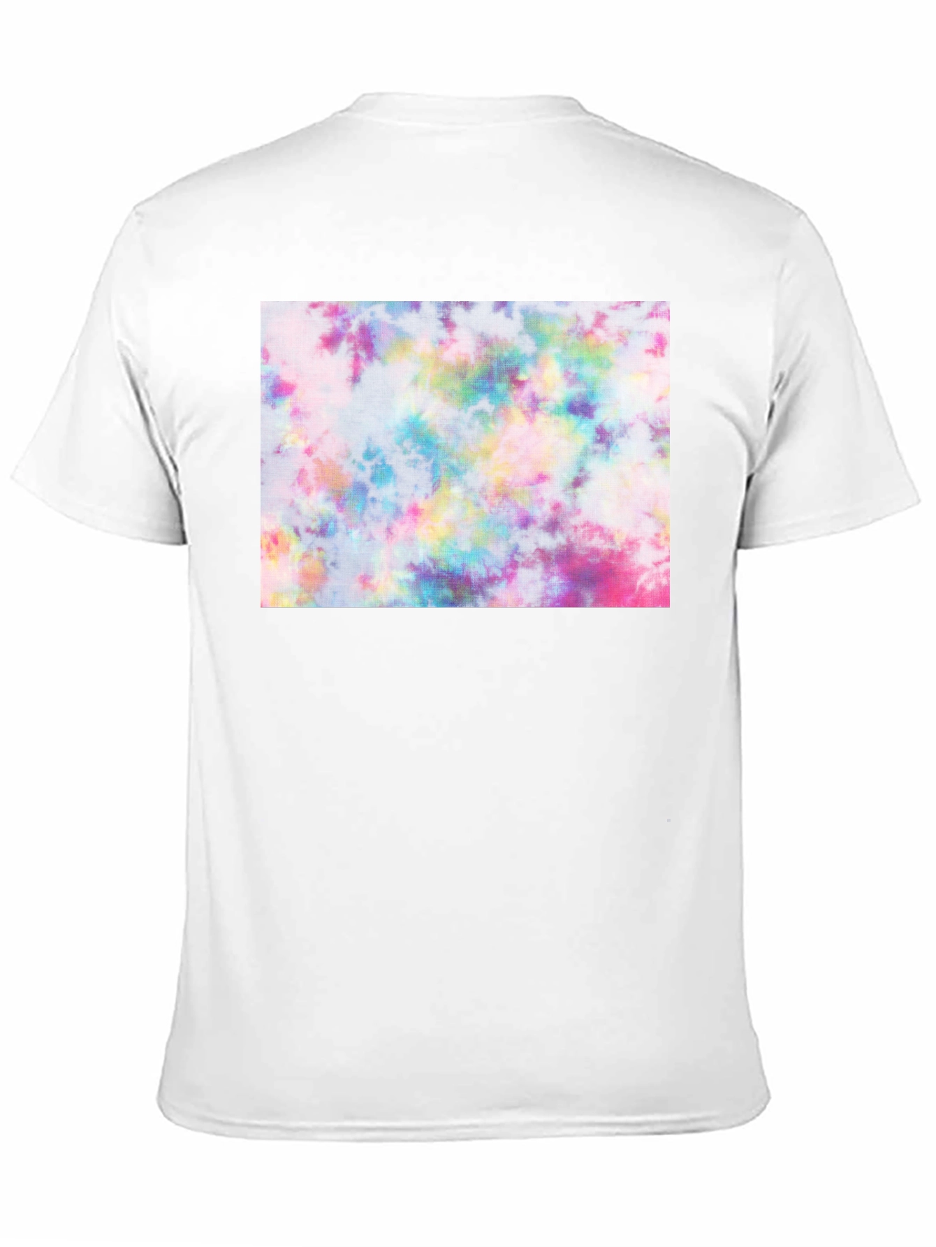 Tie-Dye Graphic Tee - Black Casual T-Shirt