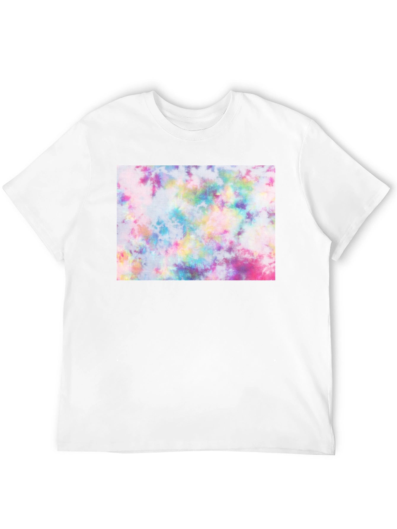 Tie-Dye Graphic Tee - Black Casual T-Shirt