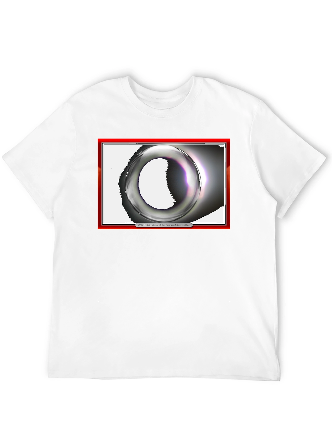 Eclipse Graphic Print Black T-Shirt
