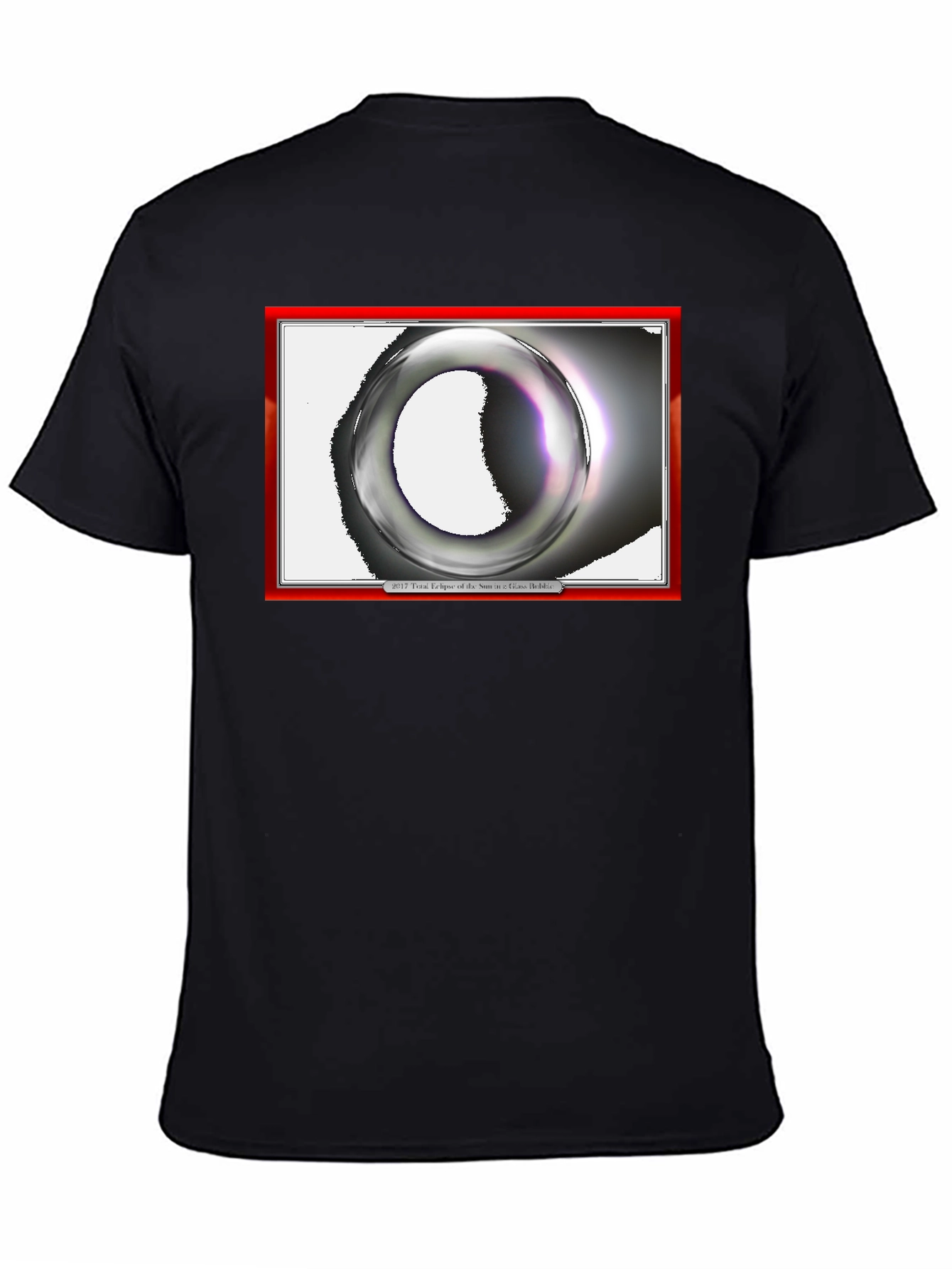 Eclipse Graphic Print Black T-Shirt