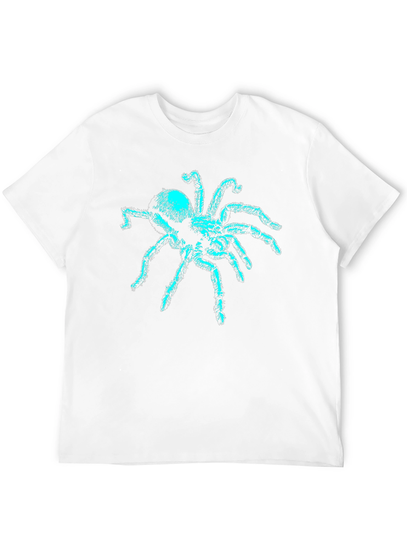 Spider Graphic Print Black T-Shirt