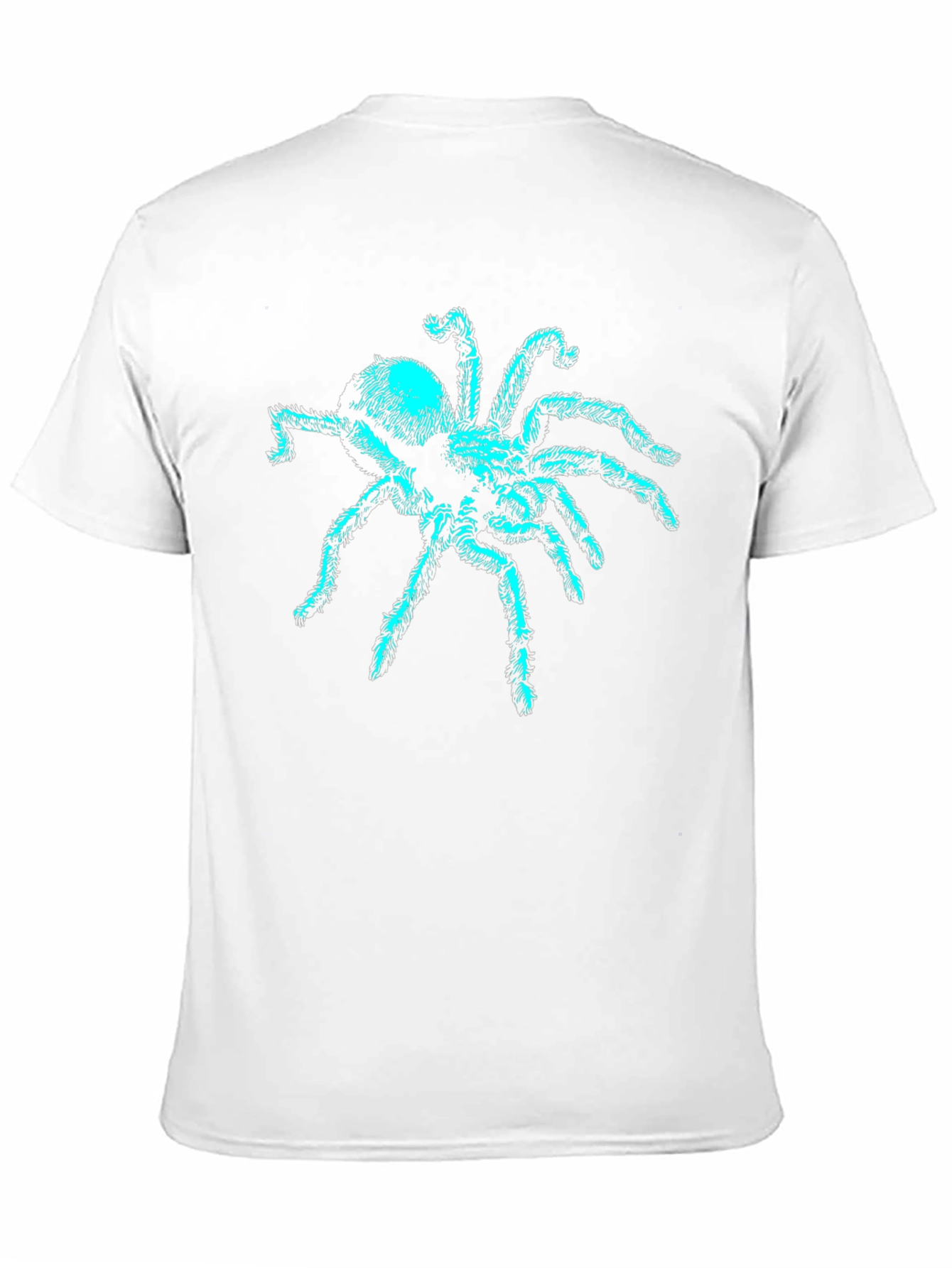 Spider Graphic Print Black T-Shirt