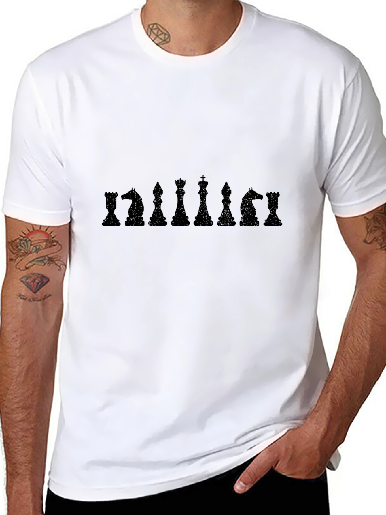 Chess Piece Silhouette T-Shirt