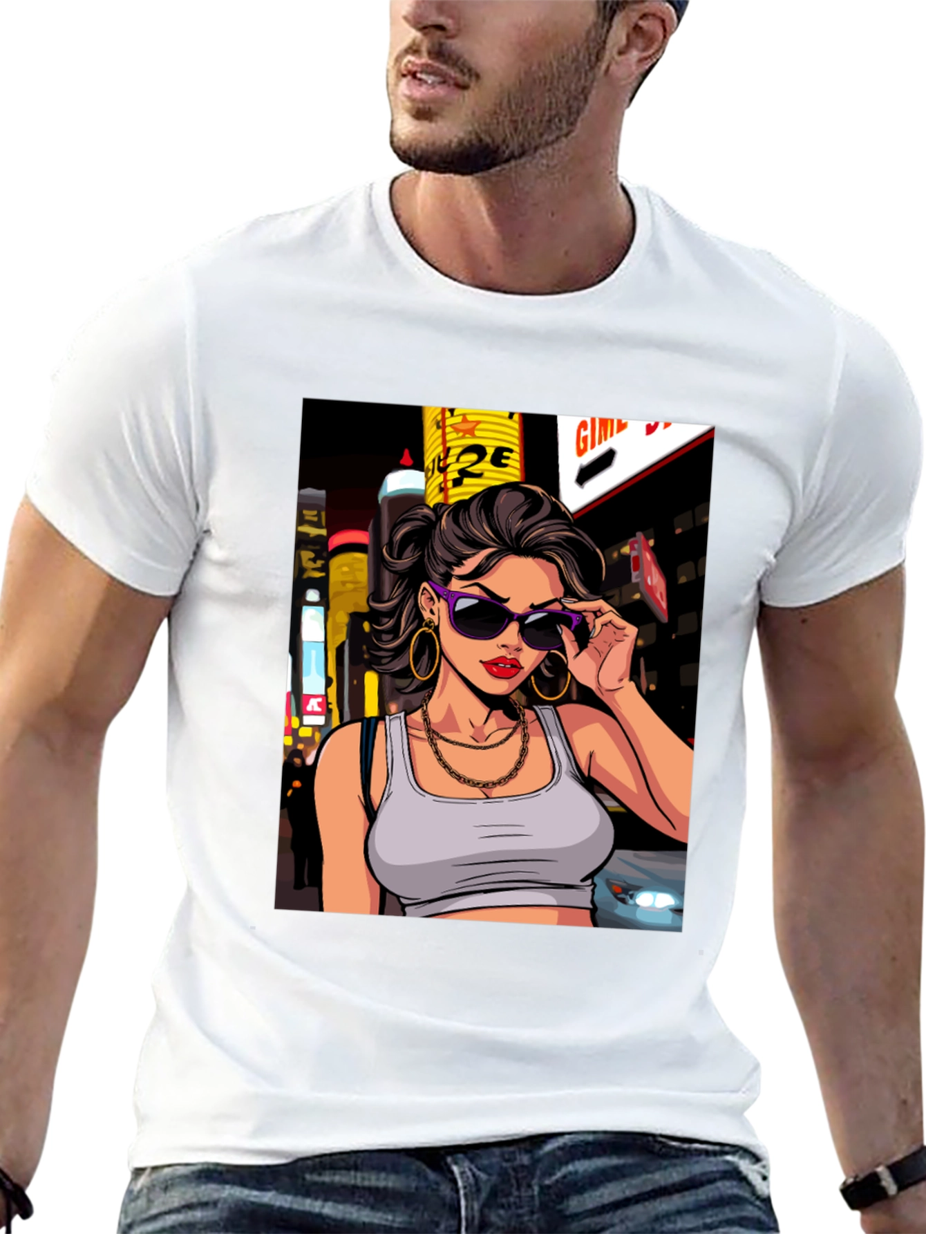 Retro Comic Book Style T-Shirt