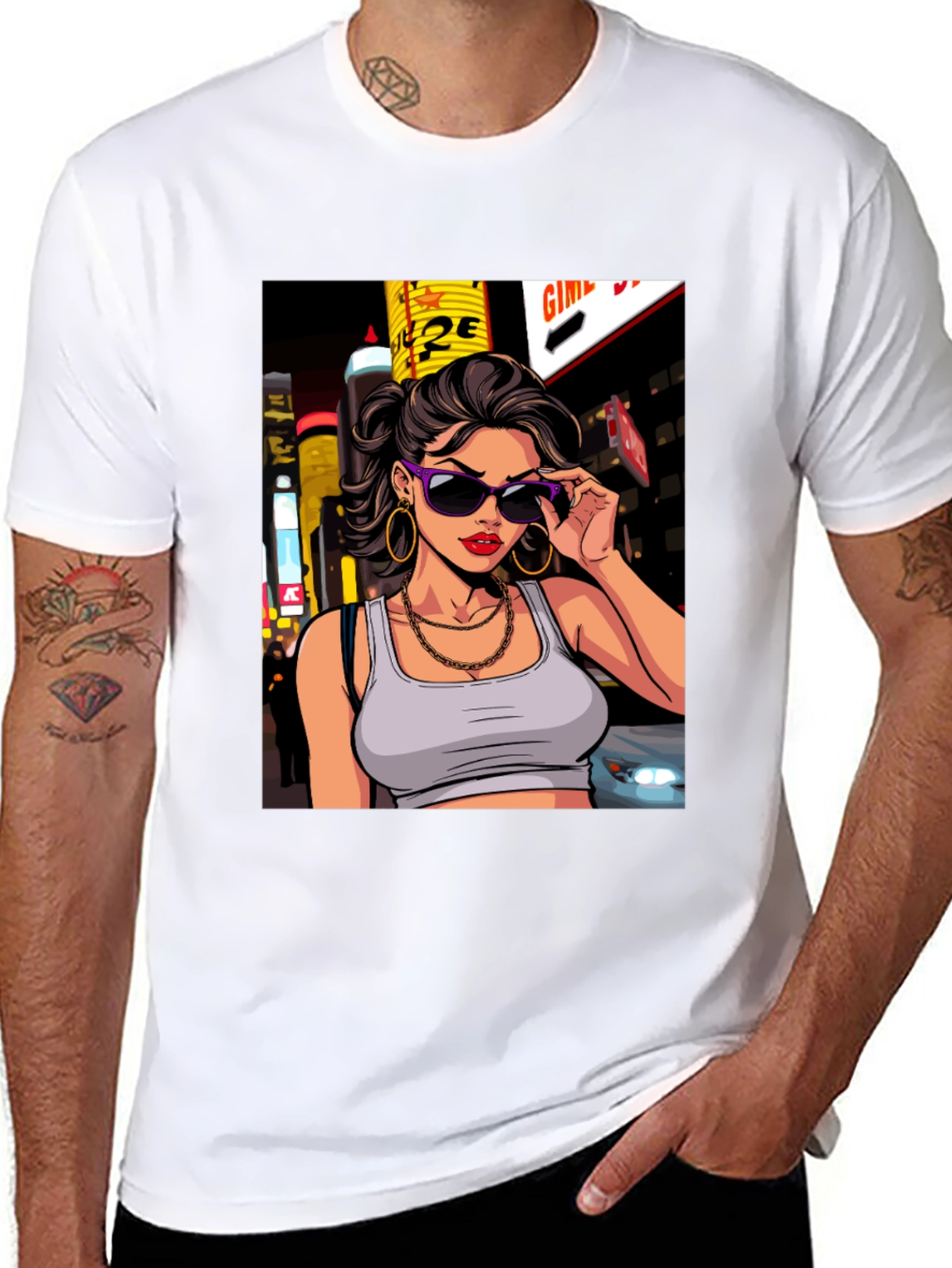 Retro Comic Book Style T-Shirt