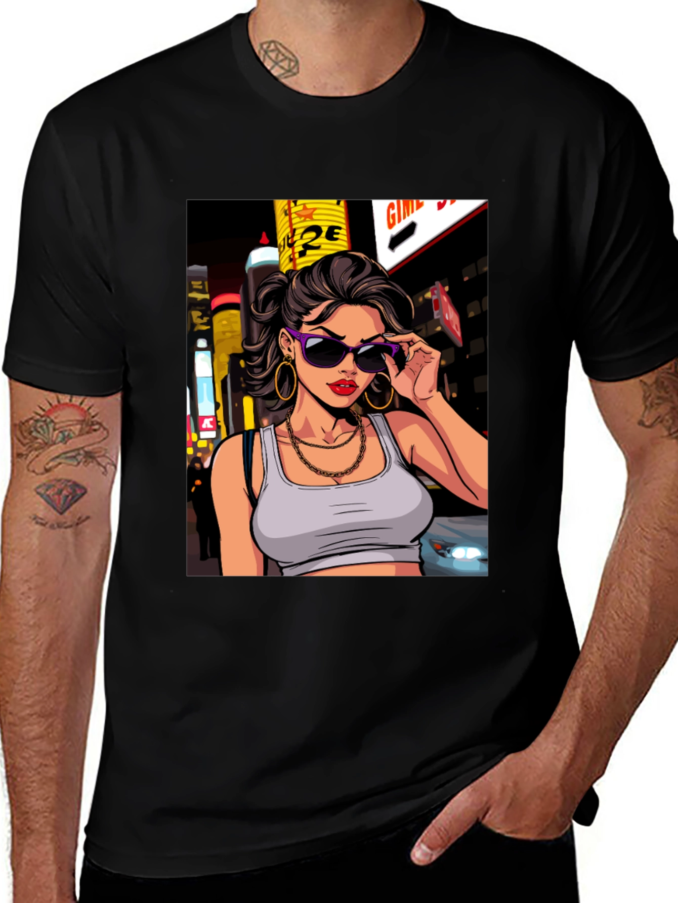 Retro Comic Book Style T-Shirt