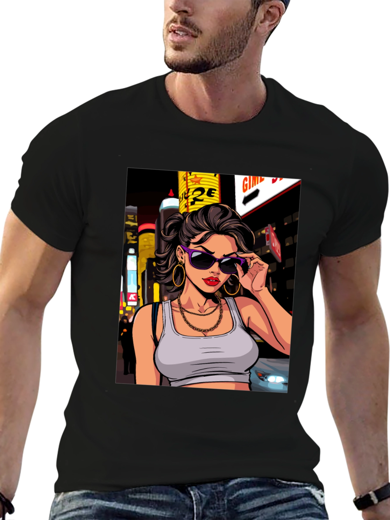 Retro Comic Book Style T-Shirt