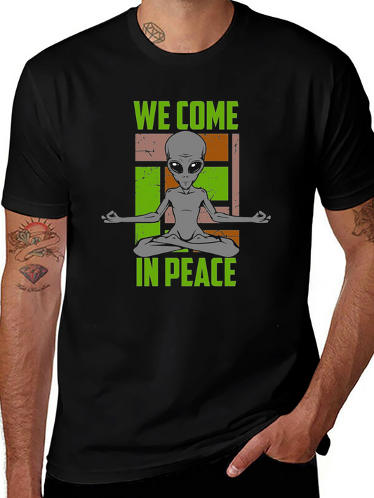 We Come In Peace Alien Graphic Tee