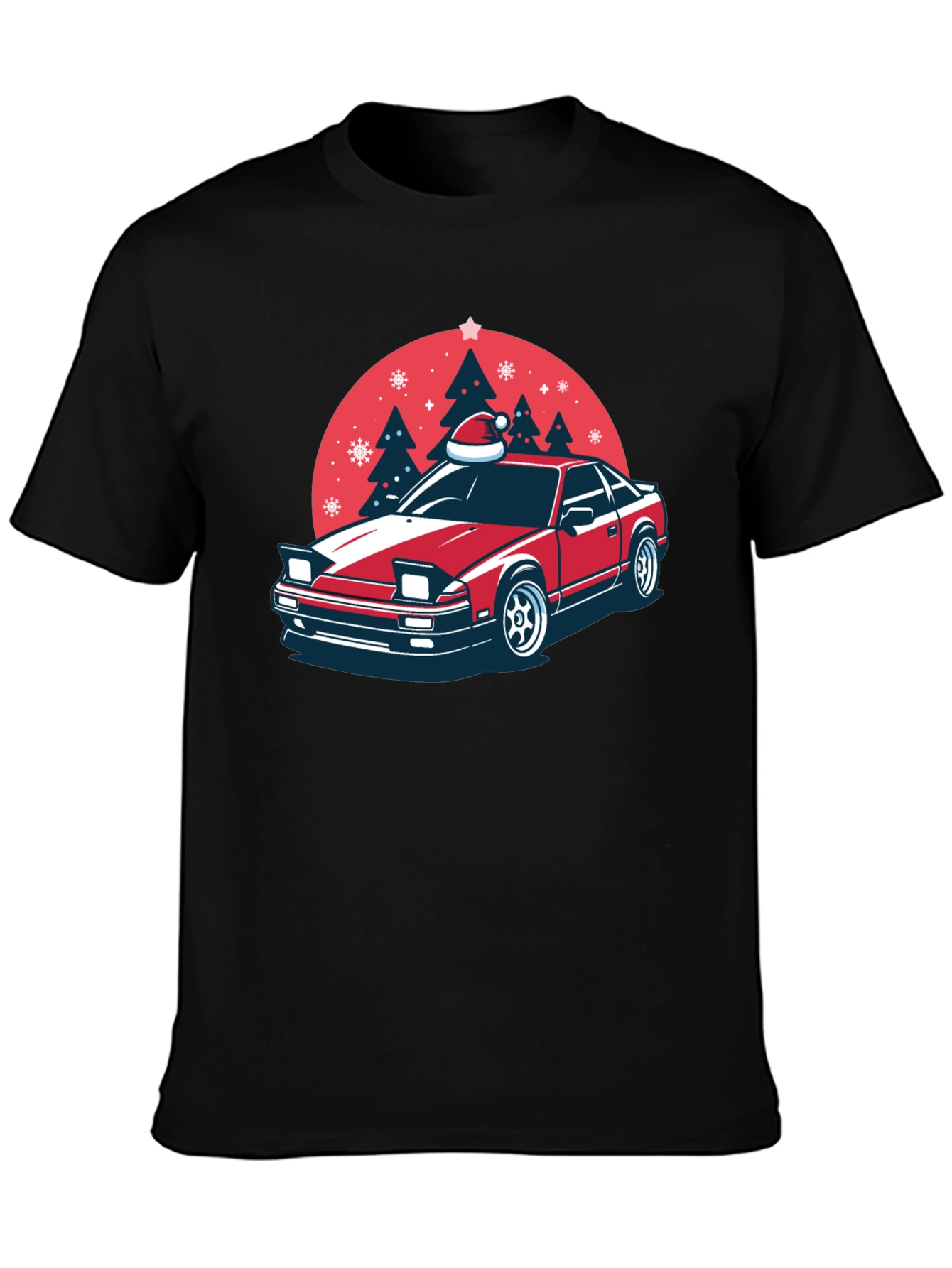 Christmas Car Graphic T-Shirt