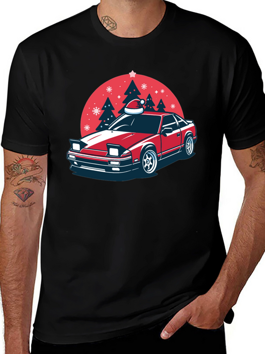 Christmas Car Graphic T-Shirt