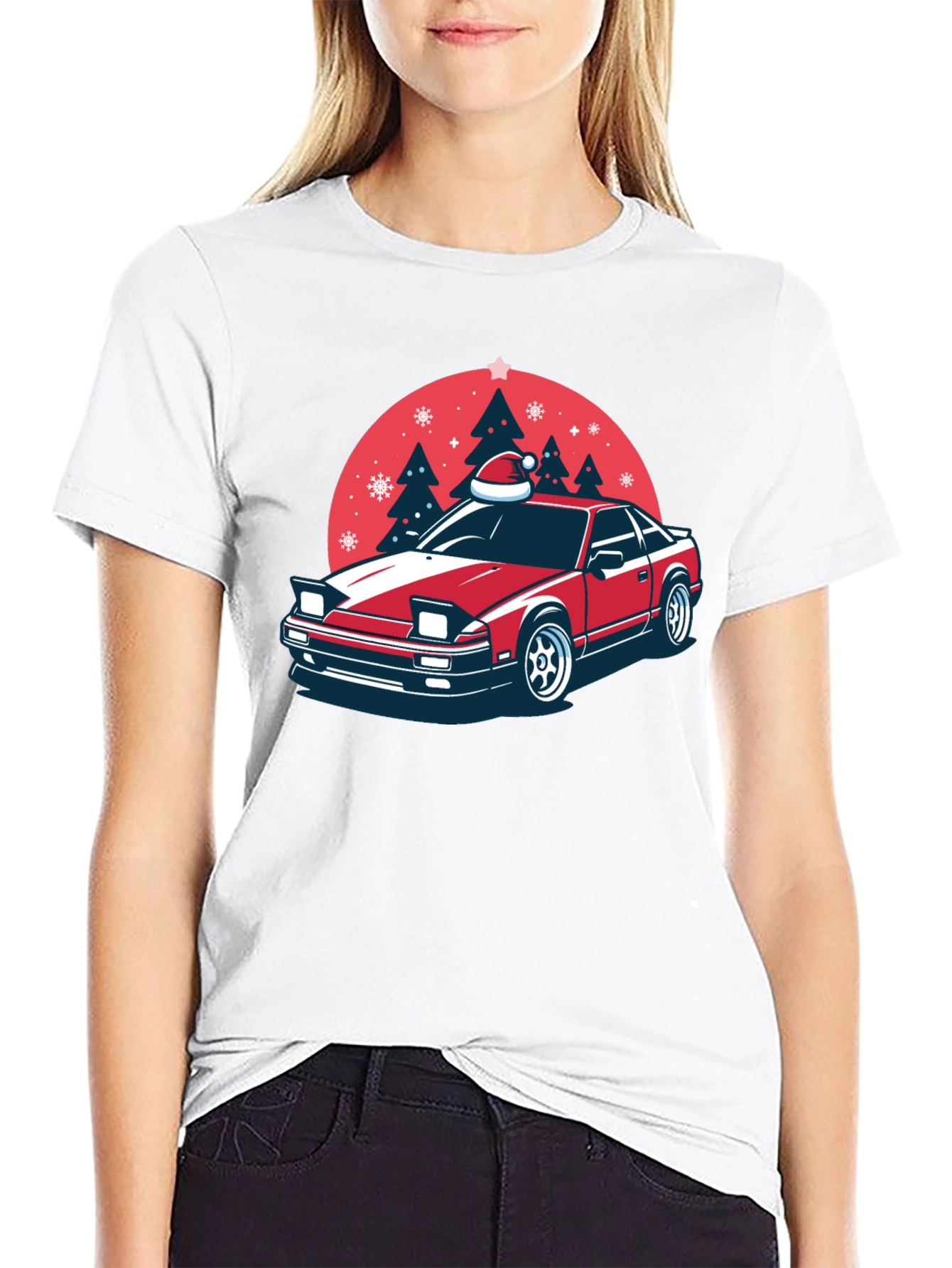 Christmas Car Graphic T-Shirt