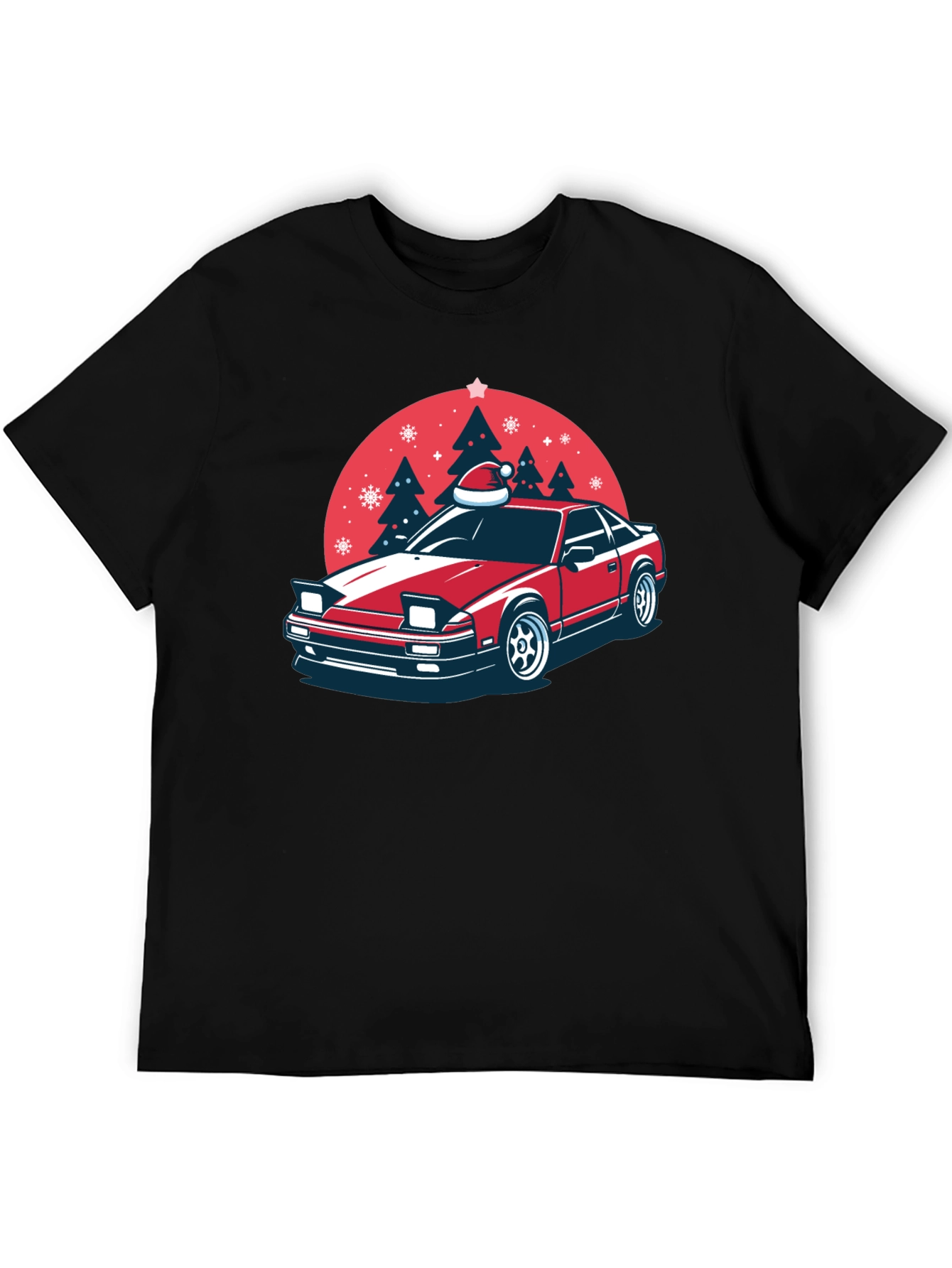 Christmas Car Graphic T-Shirt
