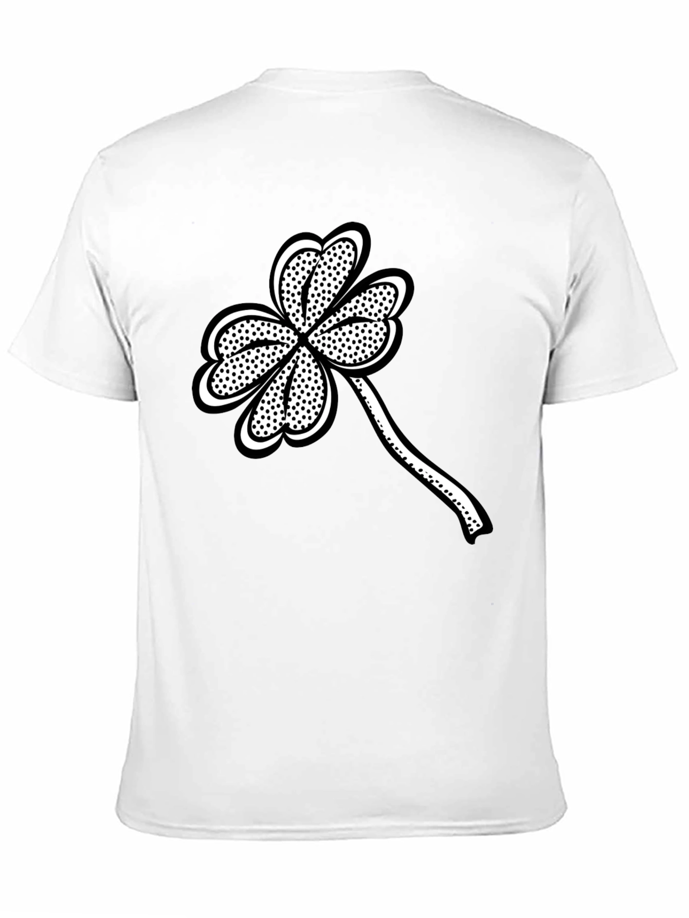 St. Patricks Day Black Clover Graphic Tee