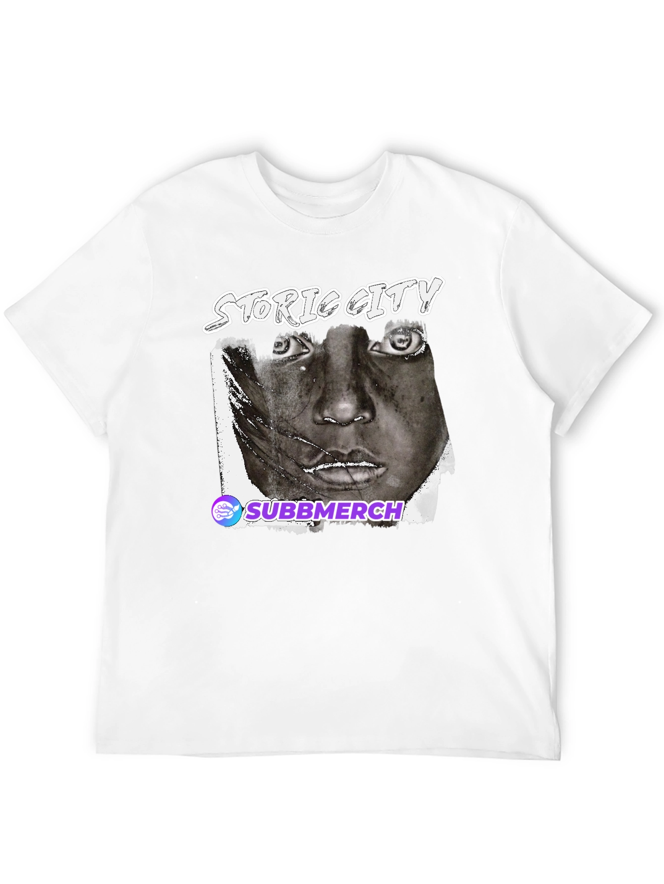 Black Graphic Tee - Historic City Portrait