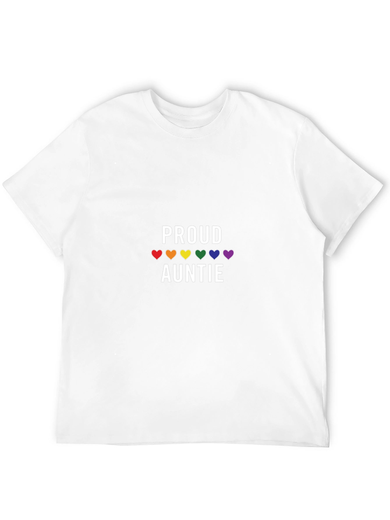 Proud Auntie LGBTQ+ Pride T-Shirt