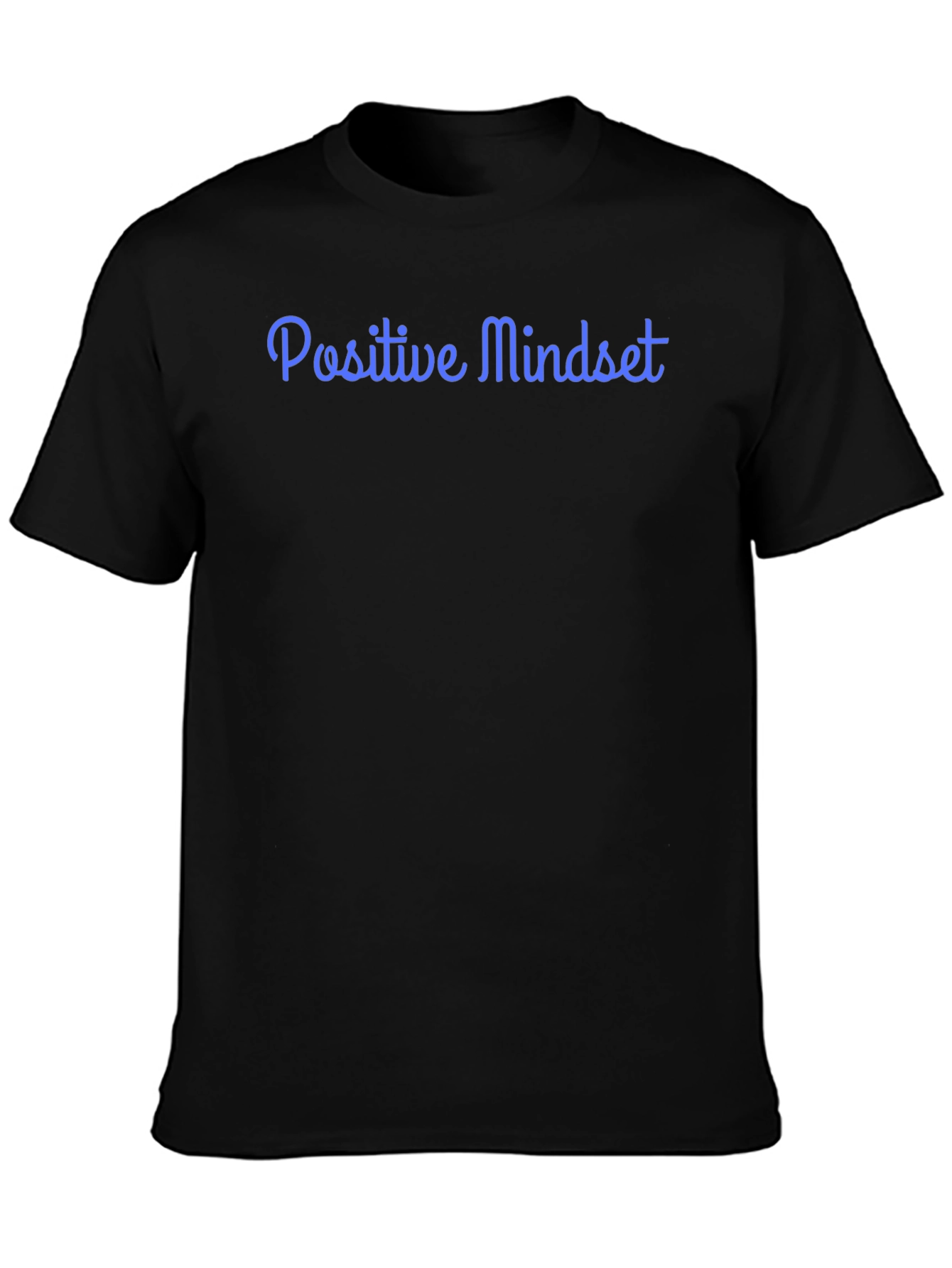 Positive Mindset Graphic Tee - Black
