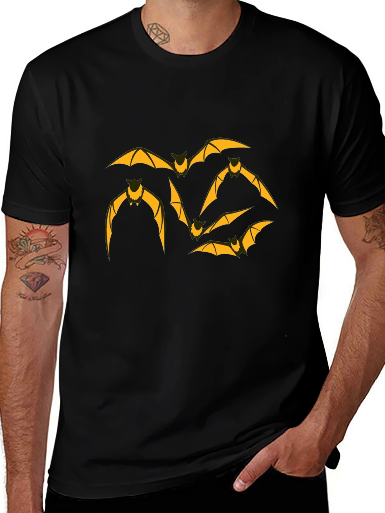 Bat Graphic Tee - Halloween Ready!