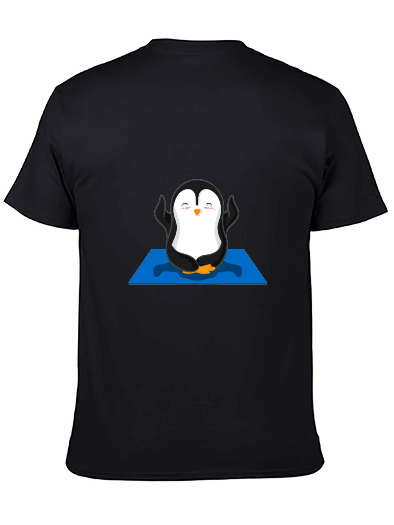 Zen Penguin Black T-Shirt