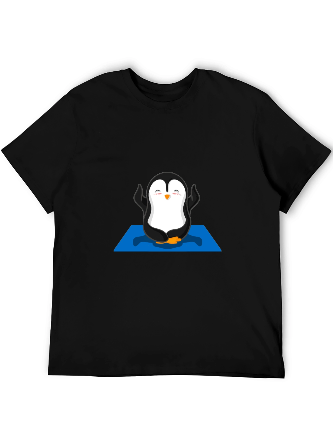 Zen Penguin Black T-Shirt