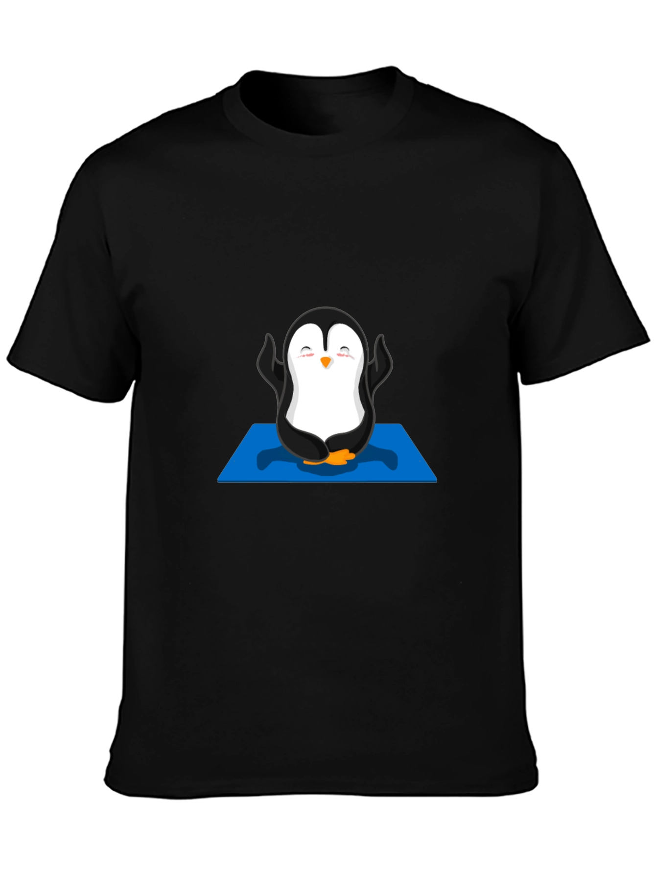 Zen Penguin Black T-Shirt